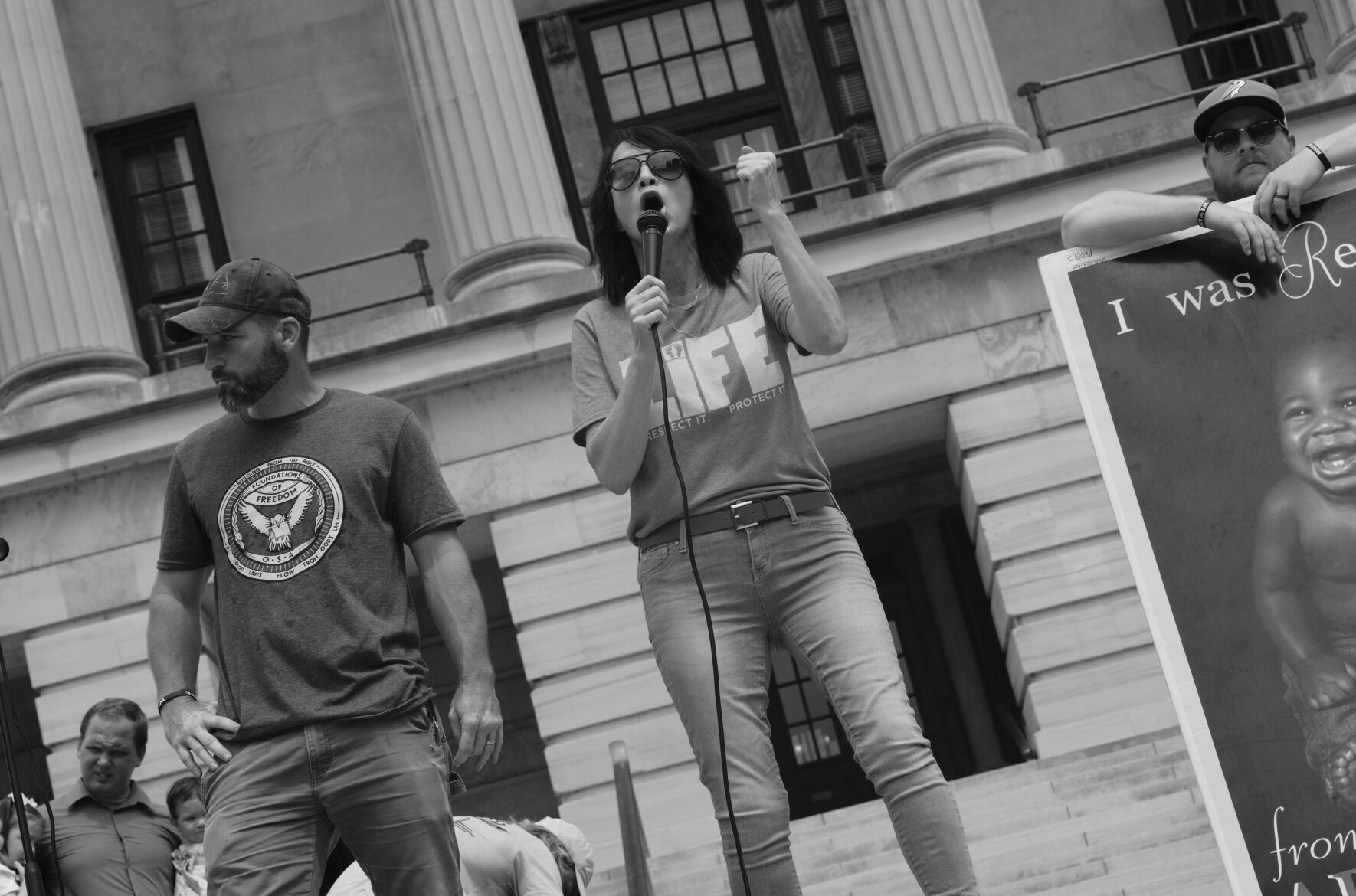 Fundamentalist group Operation Save America's rally at the state Capitol, July 30, 2022